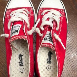 Red Wee Steps size 1